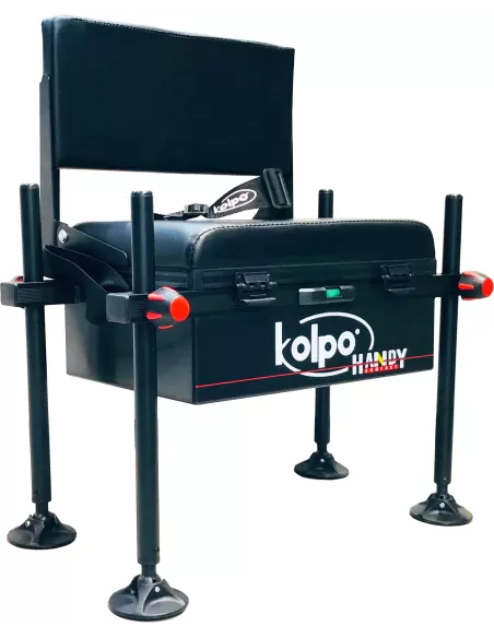 Kolpo Handy Paniere Confort Light Panchetto Con Schienale Black Edition  Panchetti Sedie e Accessori Kolpo