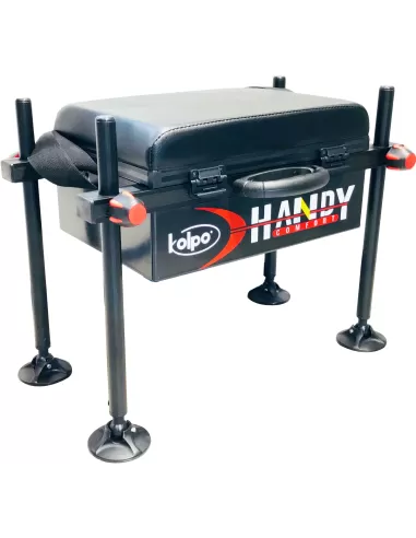 Kolpo Handy Paniere Confort Light Black Edition Panchetto Pesca Panchetti Sedie e Accessori Kolpo