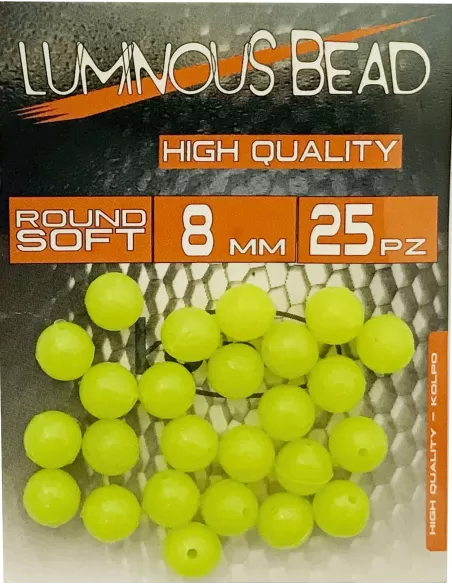 Kolpo Luminous Bead Glow Soft 25 pz Accessori mare Kolpo