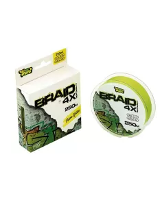 Str Braid Trecciato 4 Capi da Pesca 250 mt Fluoro Yellow Fili da pesca Str
