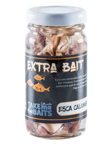 Take me Baits Calamaro Esca Viva Sotto Liquido  Esche da pesca Take me Bait