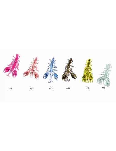 Nomura Baby Creature 4 cm 1 gr Confezione 10 pz Esche Artificiali Nomura