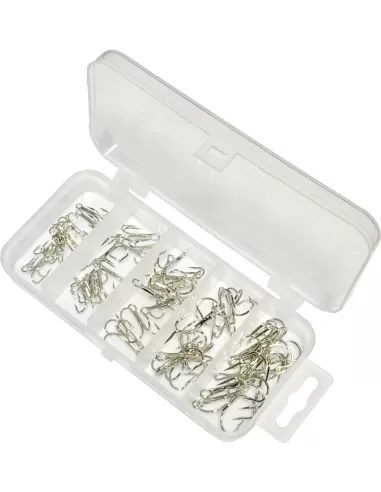 Yamashiro Ancorette Nichelate 50 pezzi Misure Assortite Ami da pesca Yamashiro