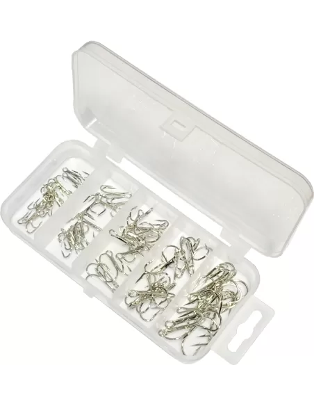 Yamashiro Ancorette Nichelate 50 pezzi Misure Assortite Ami da pesca Yamashiro
