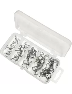 Yamashiro Ancorette Black Nikel 50 pezzi Misure Assortite Ami da pesca Yamashiro