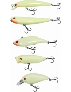 Yamashiro Albino Super Fluorescent Kit Minnow 5 pz 