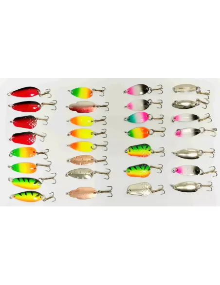 Yamashiro Kit 30 Spoon Light Super Assortimento  Esche Artificiali Yamashiro