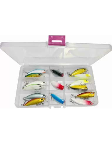 Yamashiro Kit Artificiali Light Spining 4 e 5 cm 15 pz Esche Artificiali Yamashiro