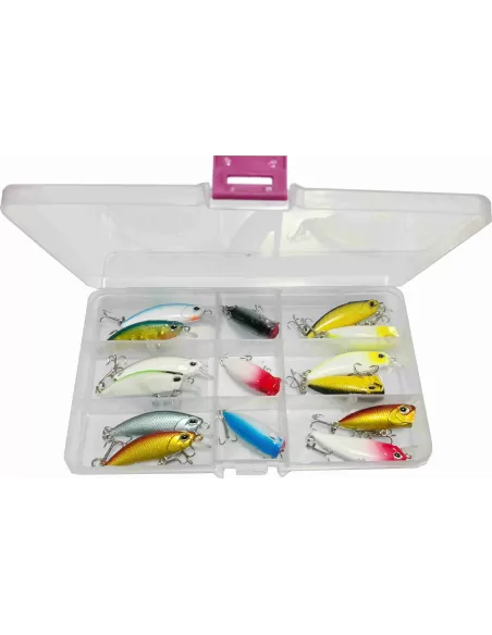Yamashiro Kit Artificiali Light Spining 4 e 5 cm 15 pz Esche Artificiali Yamashiro