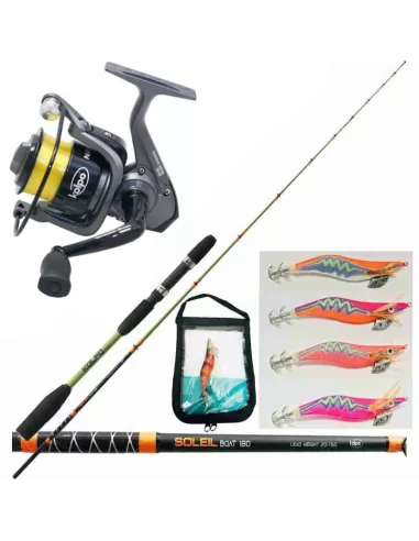 Kolpo Kit Pesca Seppie dalla Barca Kit da pesca Kolpo