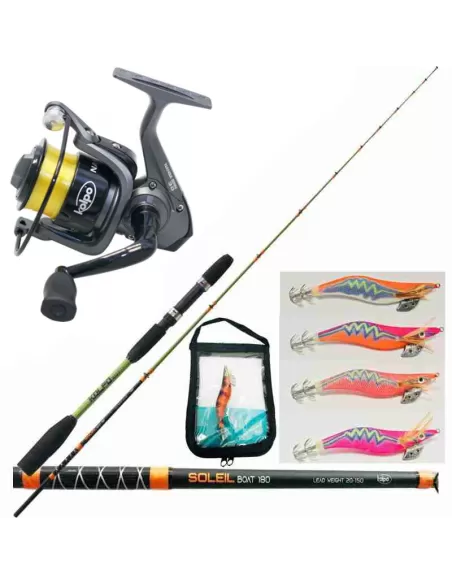Kolpo Kit Pesca Seppie dalla Barca Kit da pesca Kolpo