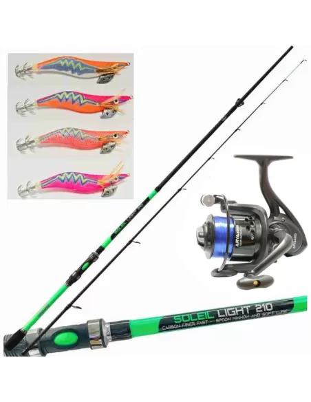 Kolpo Kit Pesca Seppie Egi Completo Kit da pesca Kolpo
