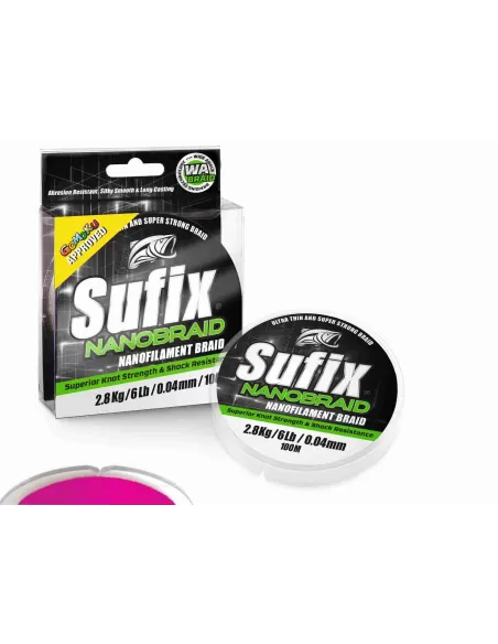 Sufix Nanobraid Soft braid 100 meters
