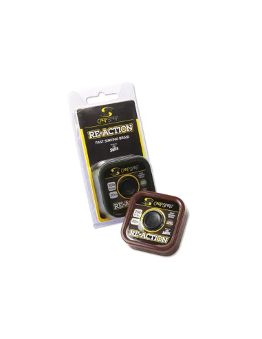 Carp Spirit Re Action Trecciato Camo Green 20 mt Fili da pesca Carp Spirit