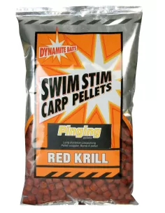 Dynamite Swim Stim Red Krill Pinging Pellet 13 mm 900 gr Pasture Dynamite
