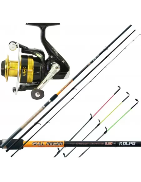 Kolpo Kit Pesca Feeder High Carbon Canna 3,60 m Kit da pesca Kolpo