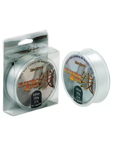 Akami Fluorocarbon Giapponese 250 mt Fluoro 4 Gen Fili da pesca Akami