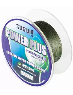 Sugoi Power Plus Trecciato Braid 250 mt Fili da pesca Sugoi