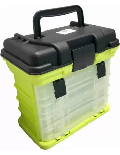 Yamashiro Valigetta Porta Accessori da Pesca 4 Scatole Cassette Pesca Yamashiro