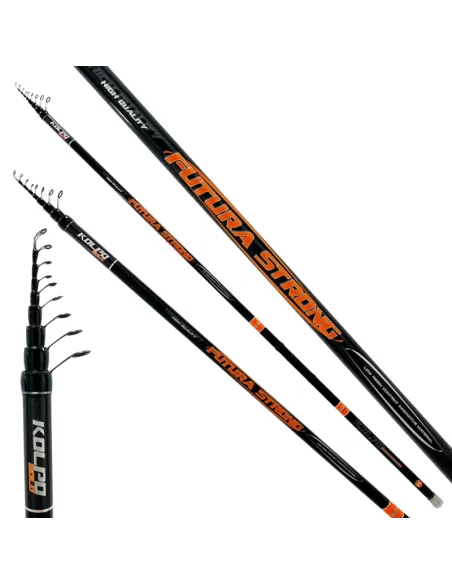 Kolpo Futura Strong Canna da Pesca Bolognese Nano Carbon Canne da pesca per professionisti e principianti Kolpo