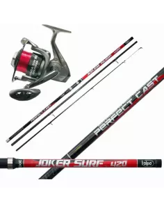 Kolpo kit Pesca Surfcasting 3 Sezioni Carbonio Kit da pesca Kolpo