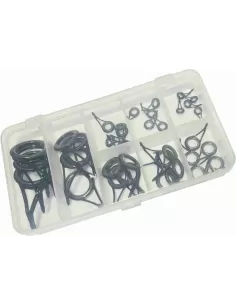 Yamashiro Anelli per Canne da Pesca Assortimento 40 pz Riparazione Canne Yamashiro