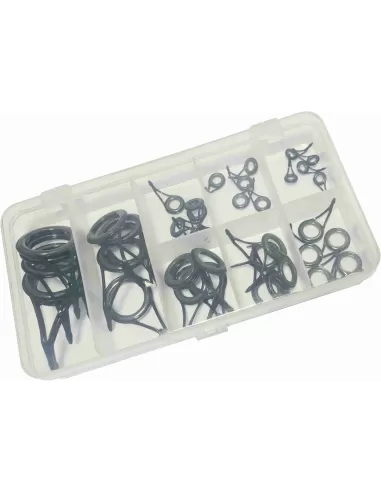 Yamashiro Anelli per Canne da Pesca Assortimento 40 pz Riparazione Canne Yamashiro