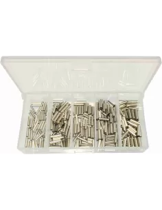 Yamashiro Crimps in Alluminio Misure Assortite 250 pz Minuteria Yamashiro