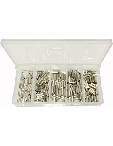Yamashiro Crimps in Alluminio Misure Assortite 250 pz Minuteria Yamashiro