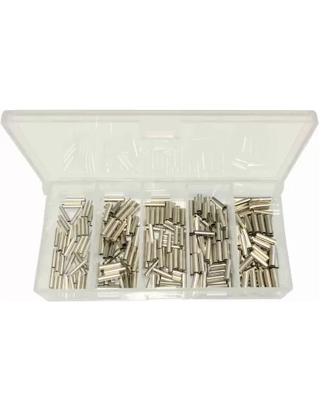 Yamashiro Crimps in Alluminio Misure Assortite 250 pz Minuteria Yamashiro