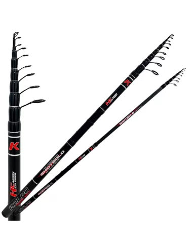 Kolpo Shotbolo Canna da Pesca Bolognese Carbonio Pezzatura Corta Canne da pesca per professionisti e principianti Kolpo