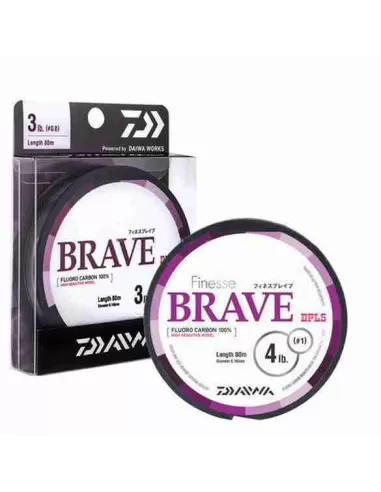 Daiwa Brave Finesse Fluorocarbon 80 mt Fili da pesca Daiwa