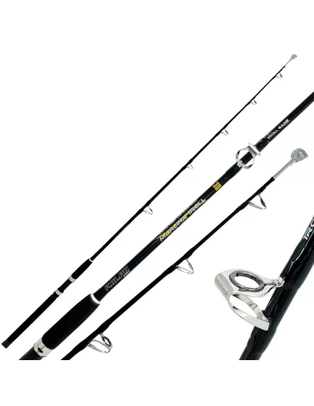 Kolpo Marlina Troll Canna da Pesca Traina con Carrucola 10 30 lb Canne da pesca Kolpo