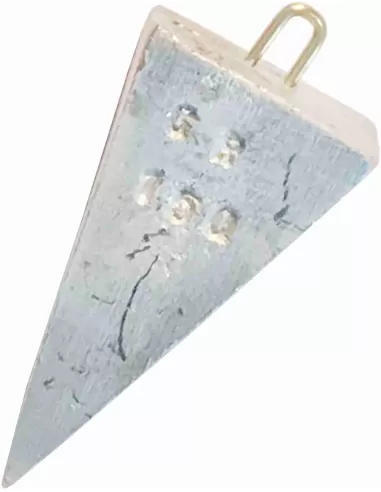 Kolpo Piramide Piombo Surf Casting con Anello Inox Minuteria Kolpo
