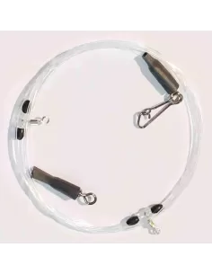 Kolpo Trave Surf In Fluorocarbon a due Attacchi con Stopper Made in Italy Minuteria Kolpo