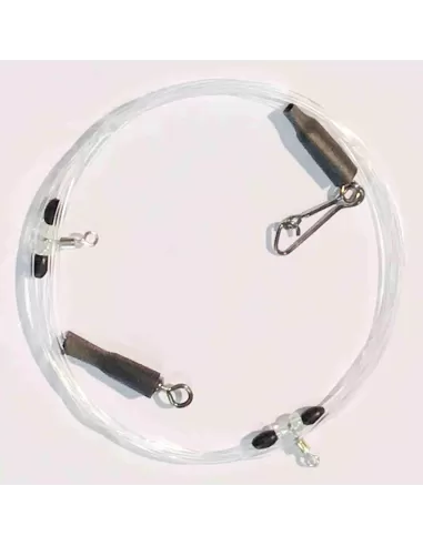 Kolpo Trave Surf In Fluorocarbon a due Attacchi con Stopper Made in Italy Minuteria Kolpo