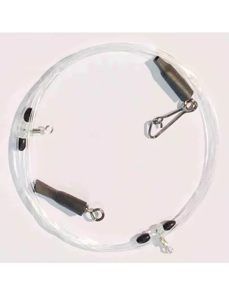 Kolpo Trave Surf In Fluorocarbon a due Attacchi con Stopper Made in Italy Minuteria Kolpo
