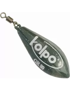Kolpo Torpedo Piombo Carp Fishing Mimetico con Girella Rolling Carpfishing Kolpo