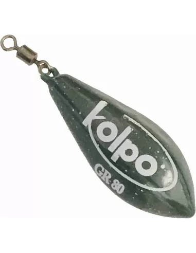 Kolpo Torpedo Piombo Carp Fishing Mimetico con Girella Rolling Carpfishing Kolpo