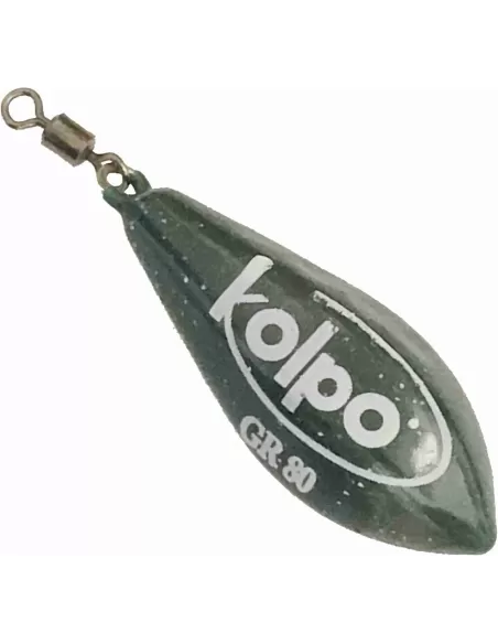 Kolpo Torpedo Piombo Carp Fishing Mimetico con Girella Rolling Carpfishing Kolpo