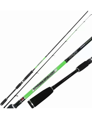 Kolpo Sovrana Spin Light Canna da Pesca Spinning 2 25 gr Canne da pesca per professionisti e principianti Kolpo