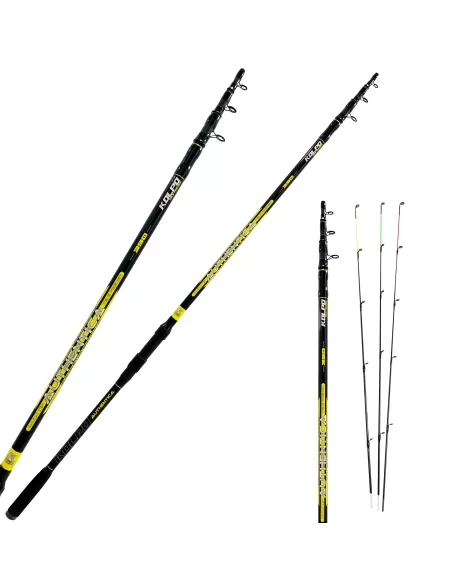 Kolpo Authentica Canna da Pesca Feeder Telescopica in Carbonio 120 gr Canne da pesca Kolpo