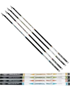 Kolpo Commercial Trout Serie di Canne in Carbonio Trota Lago Canne da pesca Kolpo