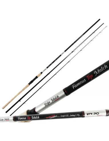 Kolpo Famous Canna da Pesca Inglese in Carbonio Alto Modulo 5 30 gr Canne da pesca Kolpo
