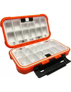 Yamashiro Scatola Porta Minuteria Pesca Stagna 24 Scomparti Regolabili Cassette Pesca Yamashiro
