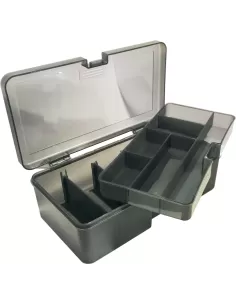 Yamashiro Valigetta Porta Accessori e Minuteria da Pesca Doppio Scomparto Cassette Pesca Yamashiro
