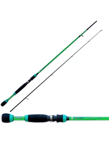 Shizuka SH1400 Canna da Pesca in Carbonio Spinning 2.10 mt 10-30 gr Canne da pesca Shizuka