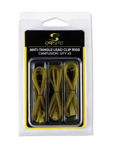 Carp Spirit Anti Tangle Lead Clip 3pz Lenza Antigroviglio 