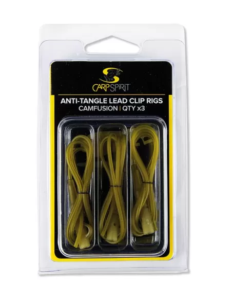Carp Spirit Anti Tangle Lead Clip 3pz Lenza Antigroviglio - fishing tackle
