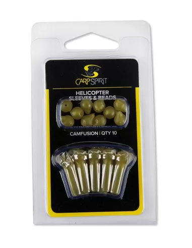 Carp Spirit Helicopter Sleeves and Beads 10pz Carpfishing Carp Spirit